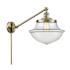 Innovations Lighting Large Oxford 13" Tall Bathroom Sconce Antique Brass / Clear