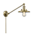 Innovations Lighting Railroad Single Light 25" Tall Hardwired or Plug-In Wall Sconce / Pendant Antique Brass / Metal