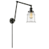 Innovations Lighting Canton Single Light 30" Tall Plug-In Wall Sconce Oiled Rubbed Bronze / Clear