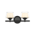 Innovations Lighting Laguna 2 Light 15" Wide Vanity Light Black / White / Clear