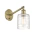 Innovations Lighting Cobbleskill 13" Tall Wall Sconce Antique Brass / Deco Swirl