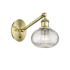 Innovations Lighting Ithaca 7" Tall Wall Sconce Antique Brass / Clear Ithaca
