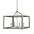 Innovations Lighting Wiscoy 4 Light 20" Wide Pendant Black Polished Nickel