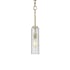 Innovations Lighting Wexford 4" Wide Mini Pendant Brushed Brass / Clear Basket Weave