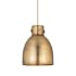 Innovations Lighting Newton Bell 10" Wide Pendant Brushed Brass / Brushed Brass