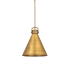 Innovations Lighting Newton Cone 18" Wide Suspension Pendant Brushed Brass
