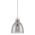 Innovations Lighting Newton Bell 14" Wide Pendant Champagne Bronze / Light Smoke