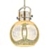Innovations Lighting Newton Sphere 10" Wide Arched-Frame Mini Pendant with Mercury Glass Shade Brushed Brass