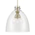 Innovations Lighting Newton Bell 3 Light 18" Wide Pendant Brushed Brass / Clear