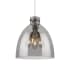 Innovations Lighting Newton Bell 3 Light 16" Wide Pendant Satin Nickel / Plated Smoke