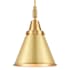 Innovations Lighting Appalachian 8" Wide Mini Pendant with Satin Gold Shade Satin Gold