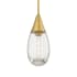 Innovations Lighting Malone 6" Wide Mini Pendant Brushed Brass / Clear