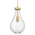 Innovations Lighting Owego 7" Wide Mini Pendant with Clear Glass Shade Brushed Brass