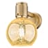 Innovations Lighting Lawton Sphere 9" Tall Bathroom Sconce with Mercury Glass Shade Brushed Brass