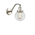 Innovations Lighting Beacon Single Light 6" Wide Wall Sconce Brushed Satin Nickel / Clear