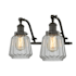 Innovations Lighting Chatham 2 Light 18" Wide Bathroom Vanity Light Oiled Rubbed Bronze / Clear Fluted