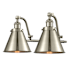 Innovations Lighting Appalachian 2 Light 18" Wide Bathroom Vanity Light Brushed Satin Nickel