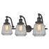 Innovations Lighting Chatham 3 Light 28" Wide Bathroom Vanity Light Oiled Rubbed Bronze / Clear Fluted