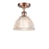 Innovations Lighting Arietta 8" Wide Semi-Flush Ceiling Fixture Antique Copper / Clear