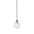 Innovations Lighting White Mouchette 6" Wide Suspension Mini Pendant Antique Brass