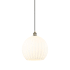 Innovations Lighting White Venetian 14" Wide Suspension Pendant Antique Brass