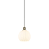 Innovations Lighting White Venetian 8" Wide Suspension Mini Pendant Antique Brass