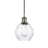 Innovations Lighting Waverly 6" Wide Mini Pendant Clear / Antique Brass