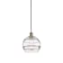 Innovations Lighting Rochester 10" Wide Suspension Pendant Antique Brass / Clear