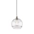 Innovations Lighting Rochester 12" Wide Suspension Pendant Antique Brass / Clear