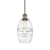 Innovations Lighting Vaz 6" Wide Mini Pendant with Shade Antique Brass / Clear