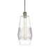 Innovations Lighting Windham 7" Wide Mini Pendant with Shade Antique Brass / Clear