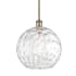 Innovations Lighting Athens 12" Wide Pendant Antique Brass / Clear Water Glass