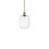 Innovations Lighting Preston 7" Wide Mini Pendant Antique Brass / Clear