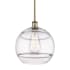 Innovations Lighting Rochester 12" Wide Pendant Antique Brass / Clear