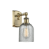 Innovations Lighting Caledonia 12" Tall Wall Sconce Antique Brass / Charcoal
