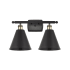 Innovations Lighting Cone 2 Light 18" Wide Vanity Light Black Antique Brass / Matte Black