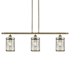 Innovations Lighting Nestbrook 3 Light 36" Wide Cage Linear Pendant Antique Brass