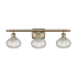 Innovations Lighting Ithaca 3 Light 26" Wide Vanity Light Antique Brass / Clear Ithaca