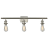 Innovations Lighting Bare Bulb 3 Light 26" Wide Bathroom Vanity Light Brushed Satin Nickel
