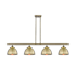 Innovations Lighting Adirondack 4 Light 48" Wide Linear Pendant Antique Brass