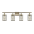 Innovations Lighting Nestbrook 4 Light 36" Wide Vanity Light Antique Brass