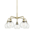 Innovations Lighting Athens 5 Light 24" Wide Chandelier Antique Brass / Clear