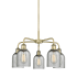 Innovations Lighting Caledonia 5 Light 23" Wide Chandelier Antique Brass / Charcoal