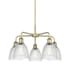 Innovations Lighting Castile 5 Light 24" Wide Chandelier Antique Brass / Clear