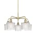 Innovations Lighting Niagra 5 Light 25" Wide Chandelier Antique Brass / Clear