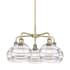 Innovations Lighting Rochester 5 Light 26" Wide Chandelier Antique Brass / Clear