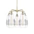 Innovations Lighting Windham 5 Light 25" Wide Chandelier Antique Brass / Clear