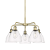 Innovations Lighting Bristol Glass 5 Light 26" Wide Chandelier Antique Brass / Clear