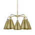 Innovations Lighting Ballston Cone 5 Light 26" Wide Chandelier Antique Brass
