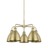 Innovations Lighting Ballston Dome 5 Light 26" Wide Chandelier Antique Brass